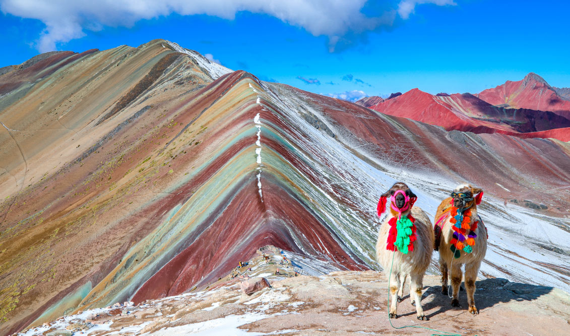 Multi Colored Mountains Wilcacunca The New Alternative Rainbow