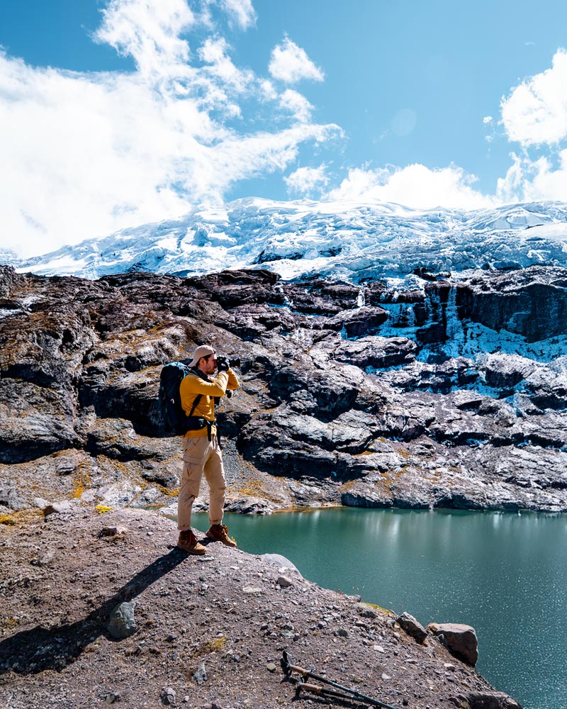 Tourist on the Ausangate Trail