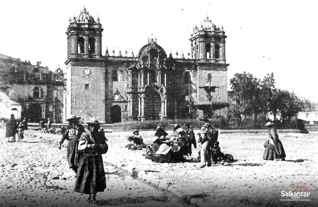 Main square of Cusco (old picture)