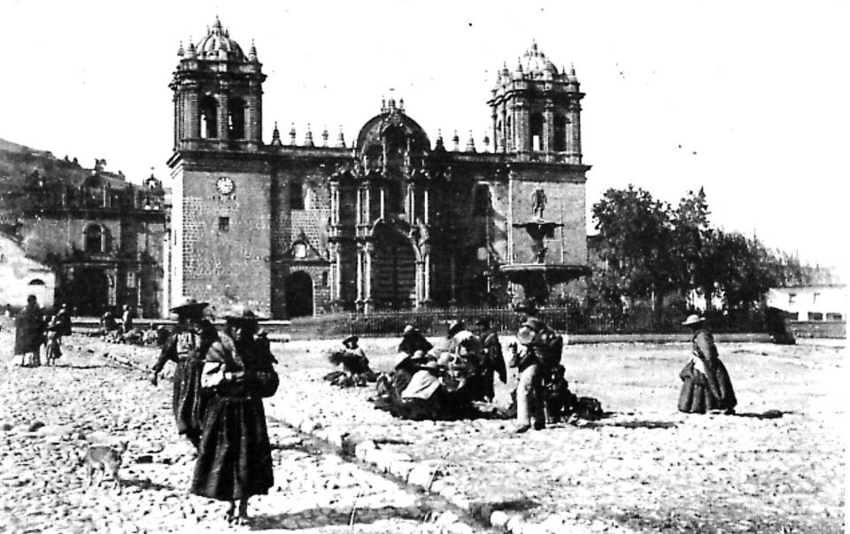 Main square of Cusco (old picture)