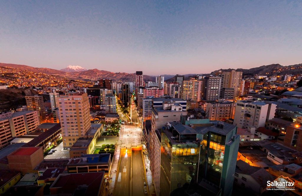Image of the city of La Paz-Bolivia