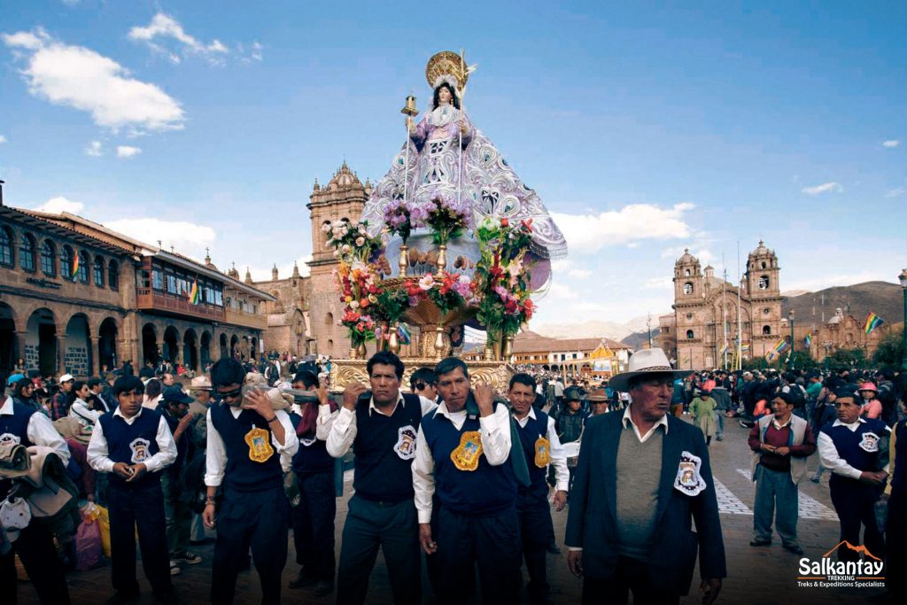 Santa Bárbara / Saint Barbara in the festivity of Corpus Christi