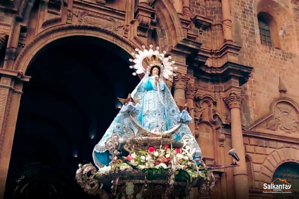 Virgen Inmaculada Concepción / Immaculate Conception Virgin in the festivity of Corpus Christi