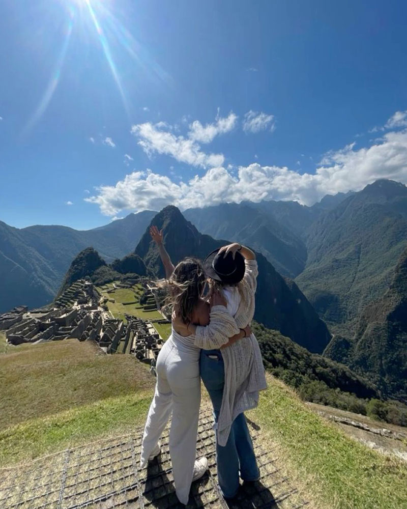 Two friends at Machu Picchu
