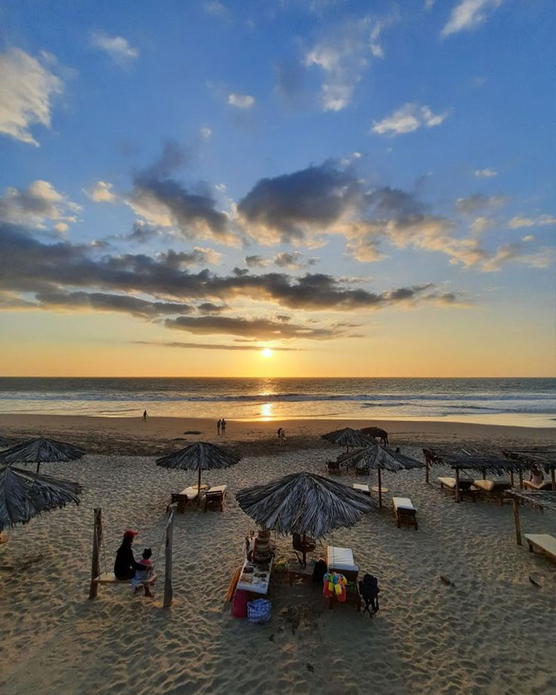 Sunset at Mancora Beach, Peru