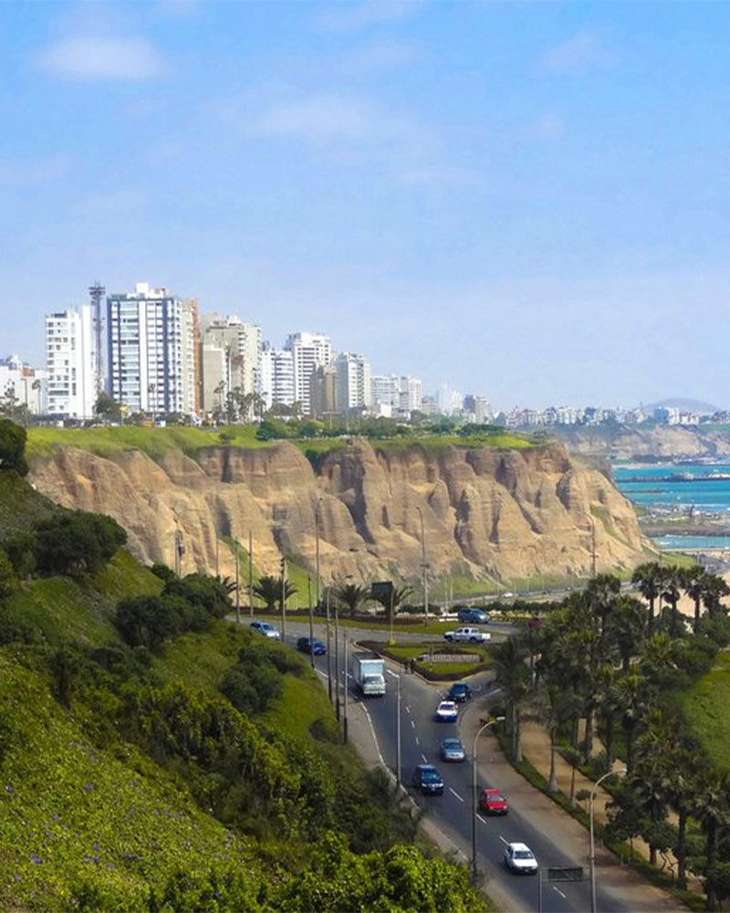 Peruvian coast, city of Lima
