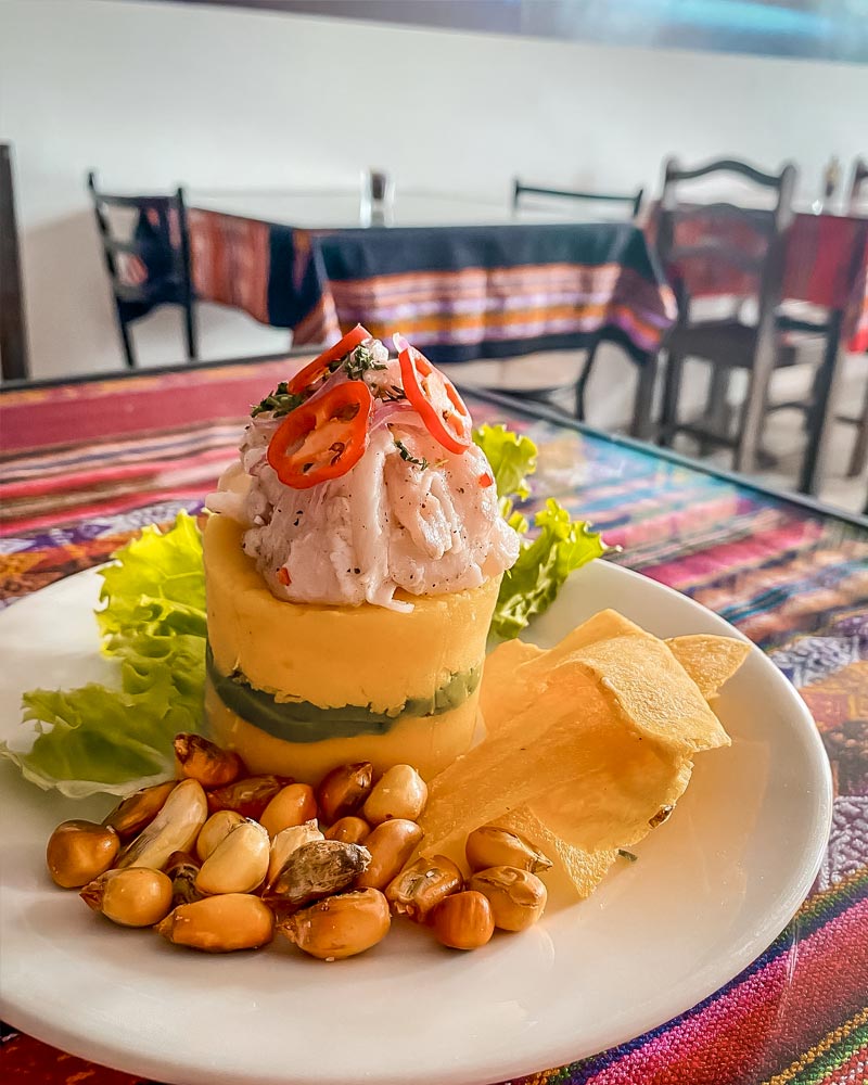 Causa with Ceviche | Photo by @gongo_restobar