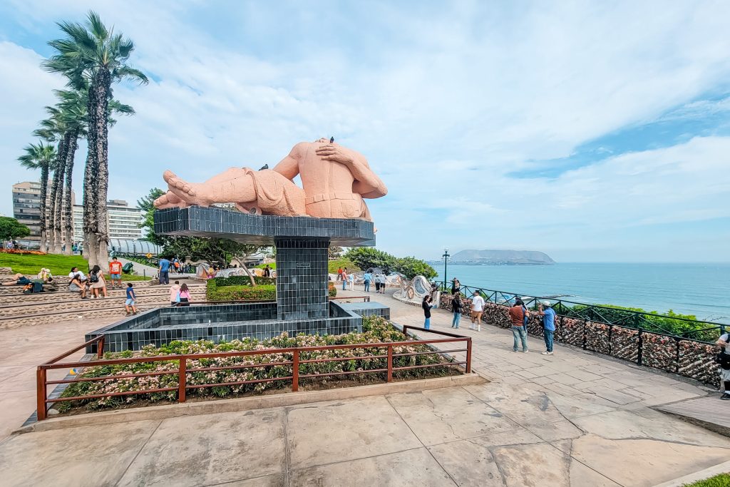 Miraflores boardwalk in Lima