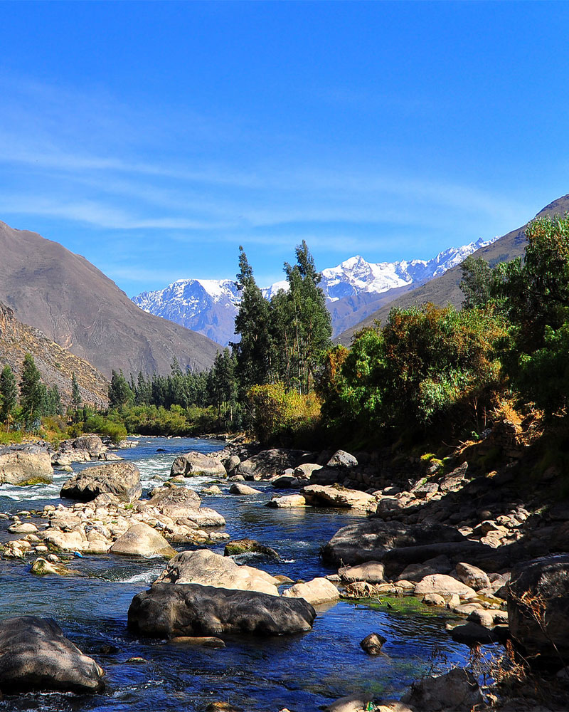 Urubamba River in the Sacred Valley