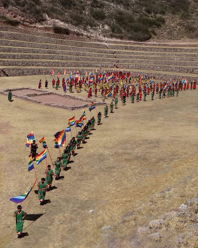 Wata Qallariy, offering-ceremony to pachamama in Moray