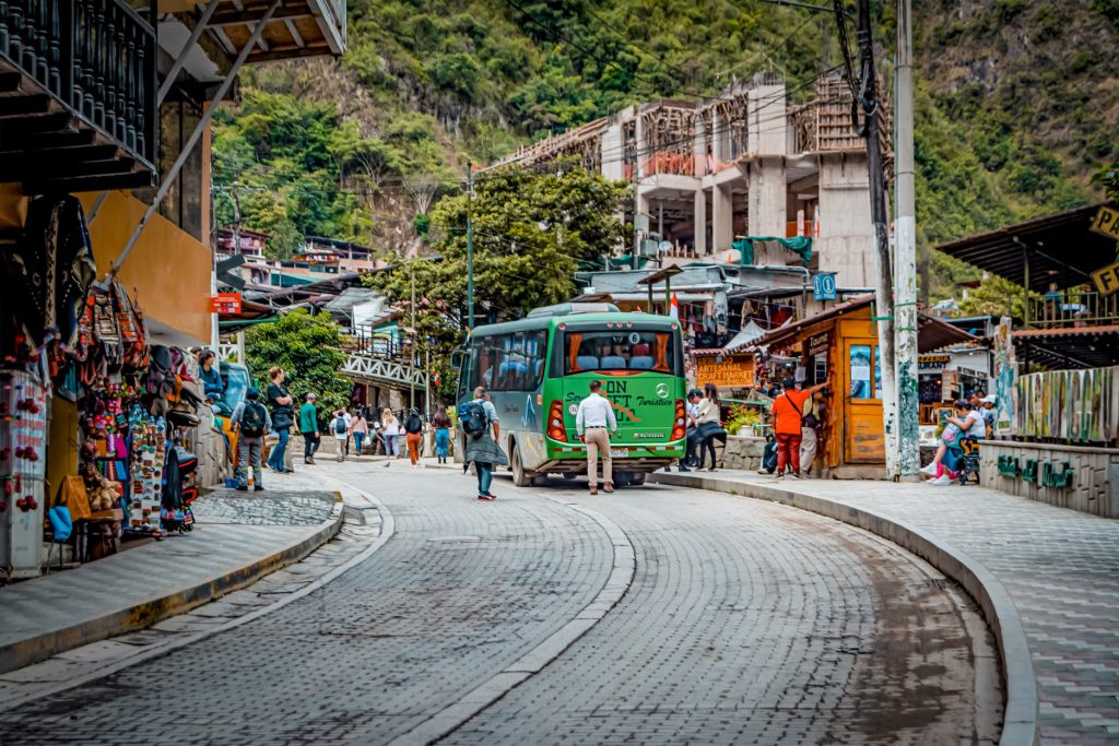 Bus to Machu Picchu