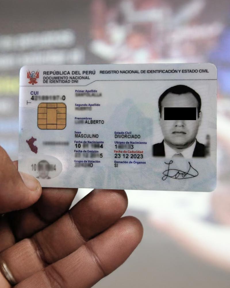 Peruvian DNI