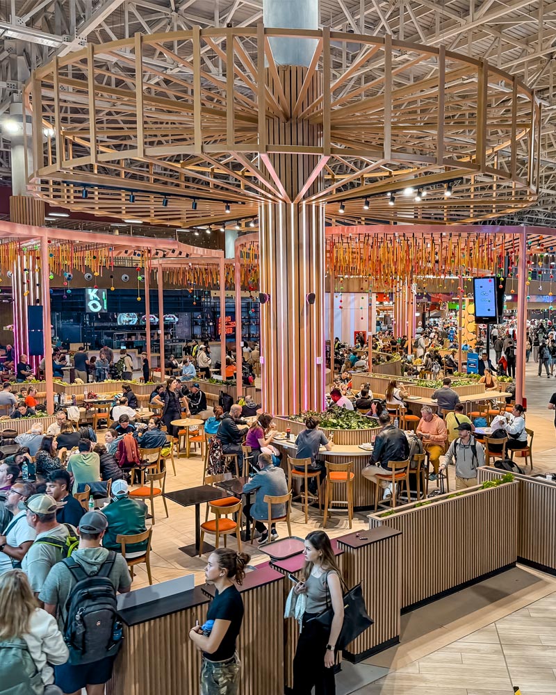 Entertainment venues at the new Jorge Chávez international airport