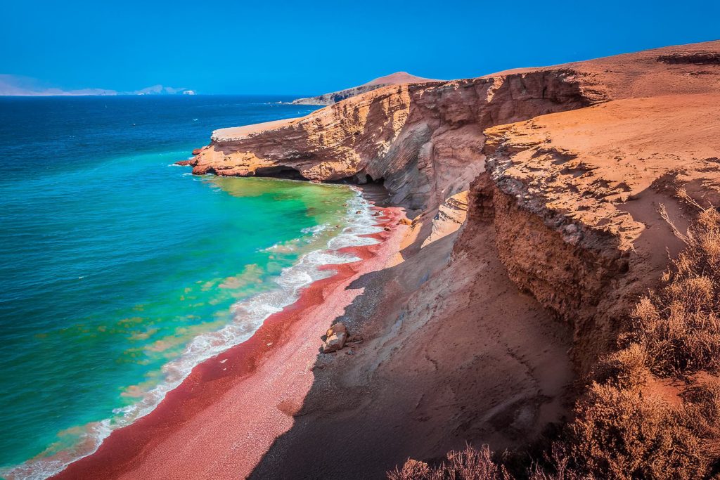 The Red Beach of Paracas