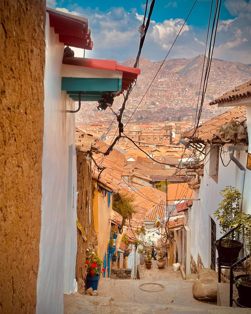 Traditional streets of San Blas