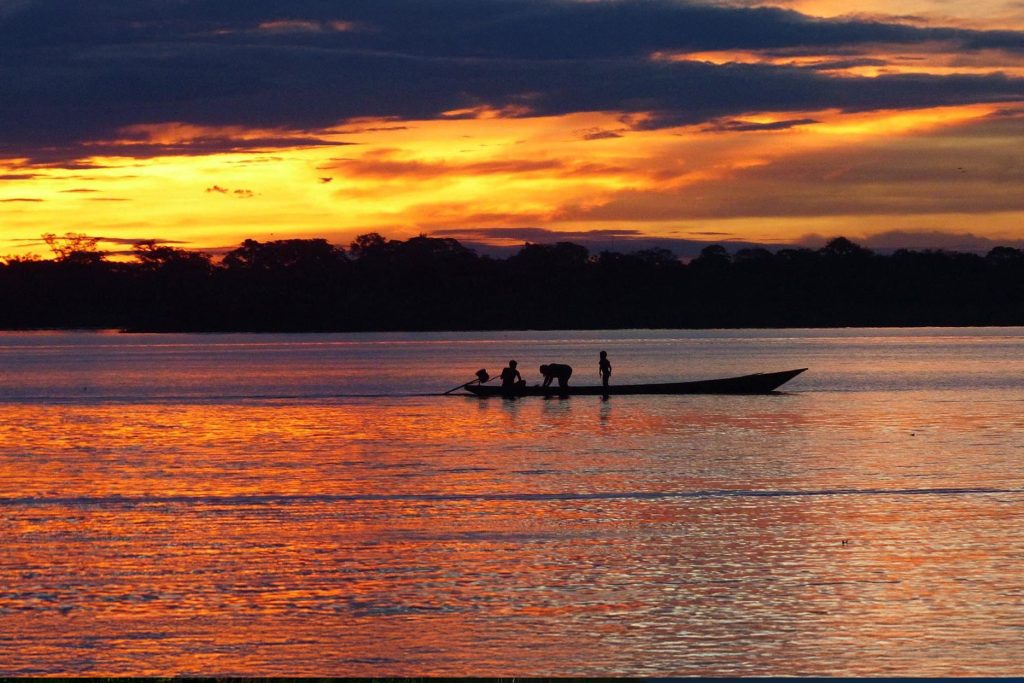 Yarinacocha Lagoon in Pucallpa, Peruvian Jungle