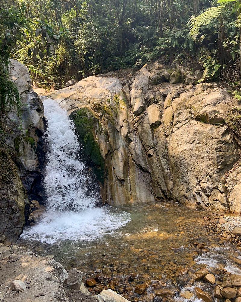 Waterfall in the Mandor Gardens