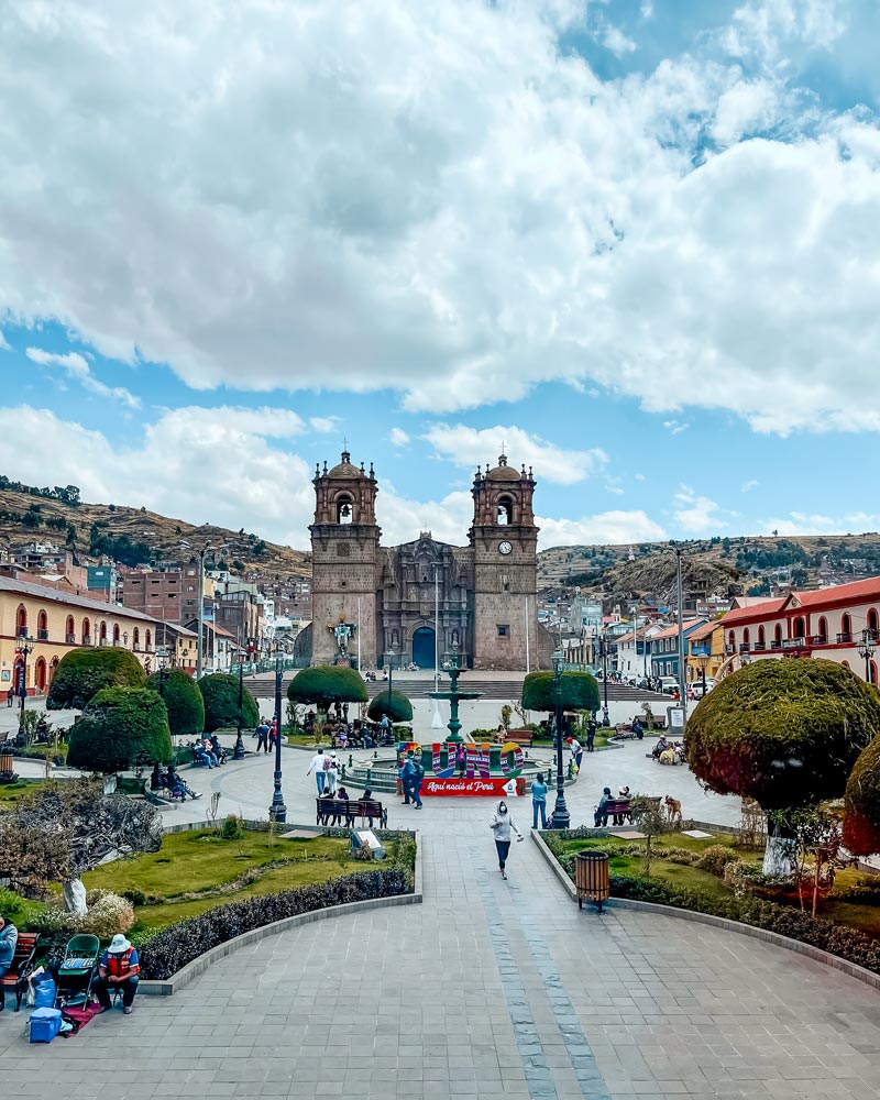 Main square in Puno