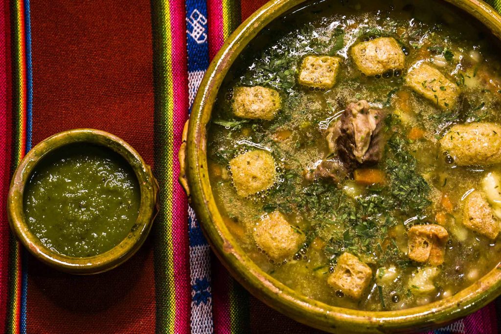 Chairo, a typical dish from Cusco.