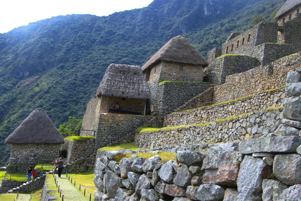 Eastern Qolqas (Storehouses) in Machu Picchu