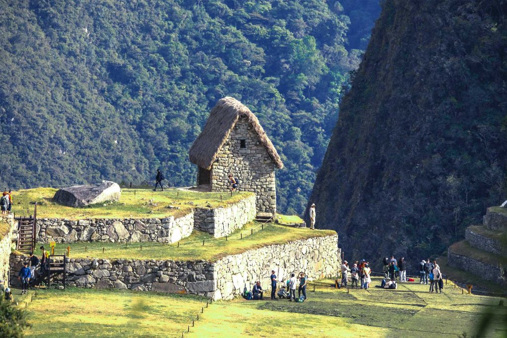 Photo of Guardian House of Machu Picchu in a sunny day