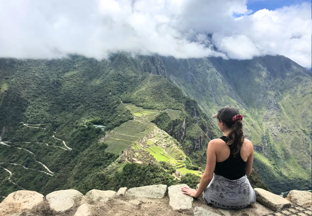 Panoramic view from Huayna Picchu Mountain on circuit 3 of the Machu Picchu tickets