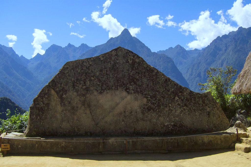 Sacred Rock in Machu Picchu
