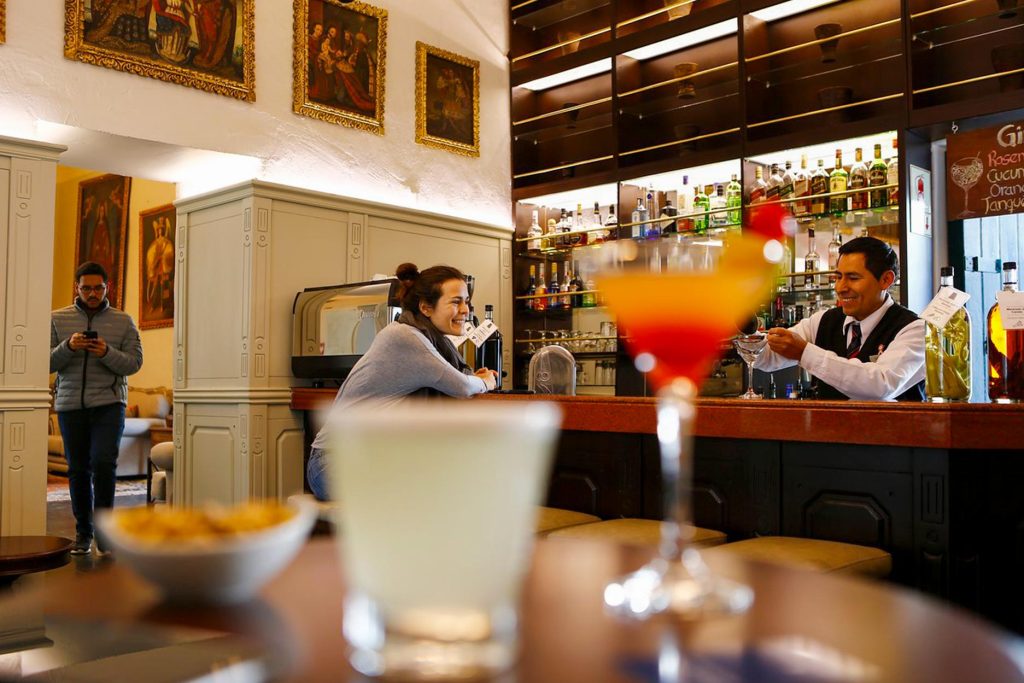 Bar cocktails in Cusco
