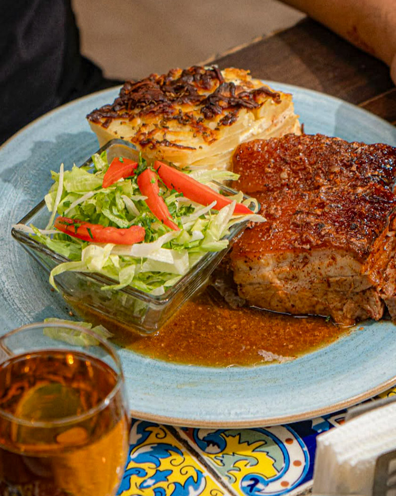 Cusco-style roast suckling pig