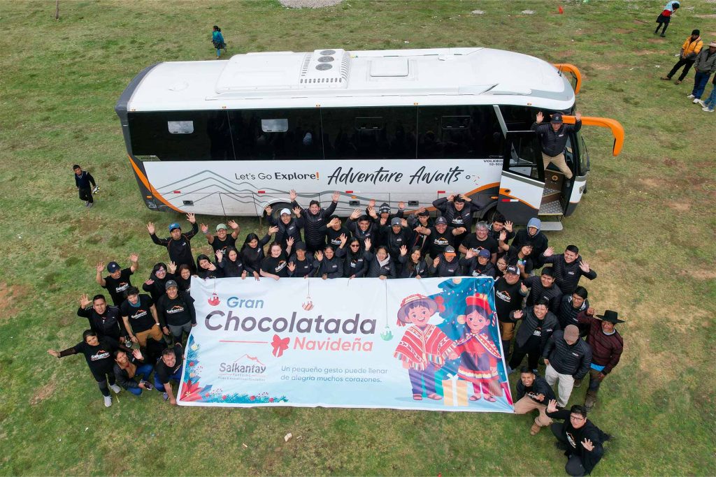 Salkantay Trekking team at the Rodeana chocolate party 2025