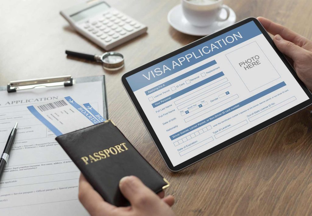 Visa forms for travel to Peru