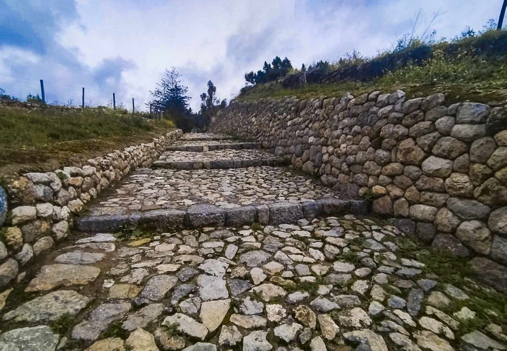 Part of the Qhapaq Ñan in Cusco on the way to Ñustapakana