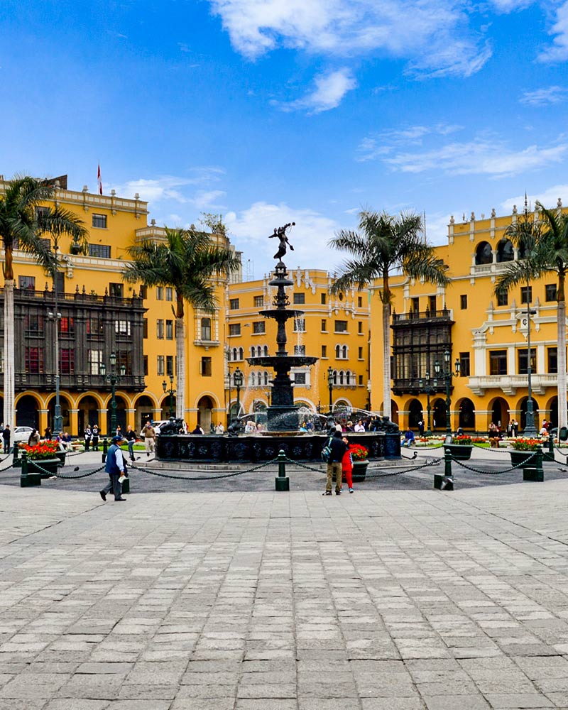 Fountain in Lima Square