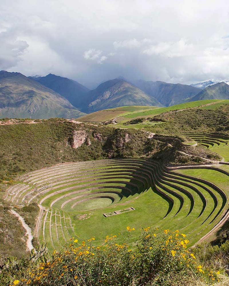 Moray Archaeological Site in Cusco, Peru