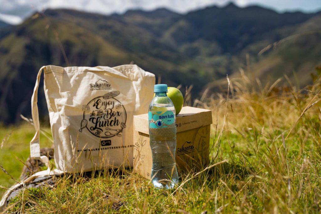 Snack or appetizer for a hike in the mountains