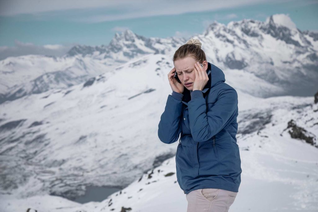 Tourist with symptoms of altitude sickness