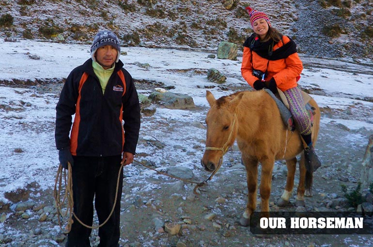 Our Horseman on the Salkantay Route