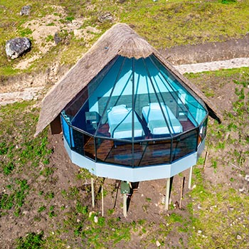Camping in the Andean Collpapampa Mountains