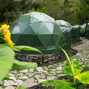 Jungle Domes camping