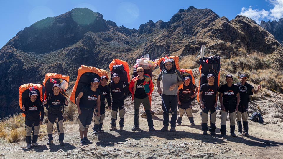 Inca Trail Porters Peru