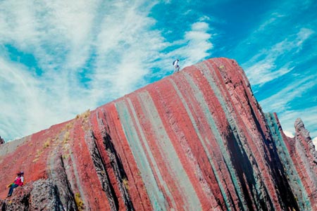 Spectacular view of Pallay Punchu Mountain