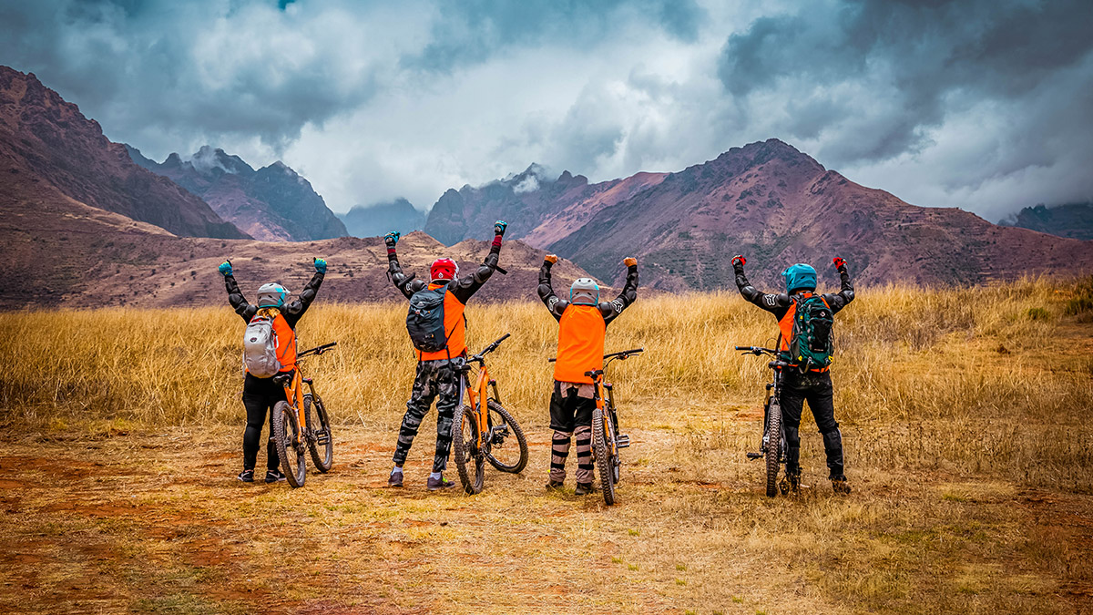 The exhilarating feeling of biking from the mountain tops to the warm and gorgeous jungle.