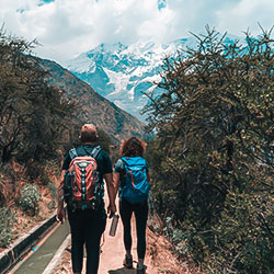The gigantic glaciers, Humantay and Salkantay
