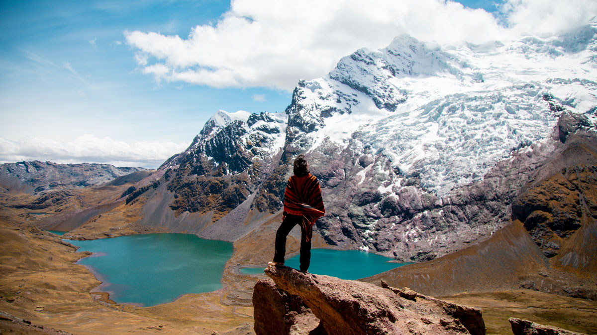 Puca Pass (4,870 m / 15,978 ft ). Along the way, you’ll be able to spot an amazing eroded mountain, beautiful high Andean valleys