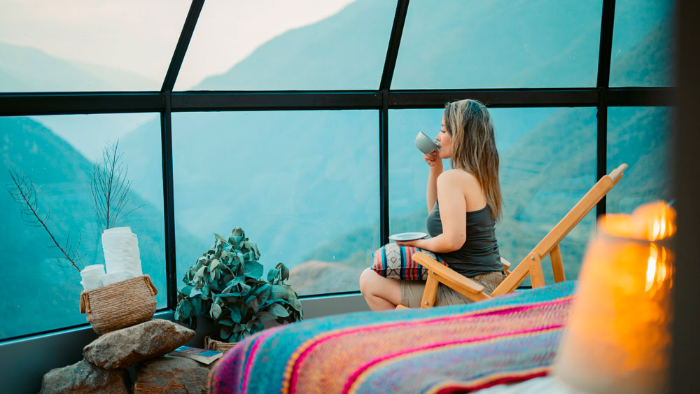 Glamping in Collpapampa, Peru during the Salkantay Trek to Machu Picchu