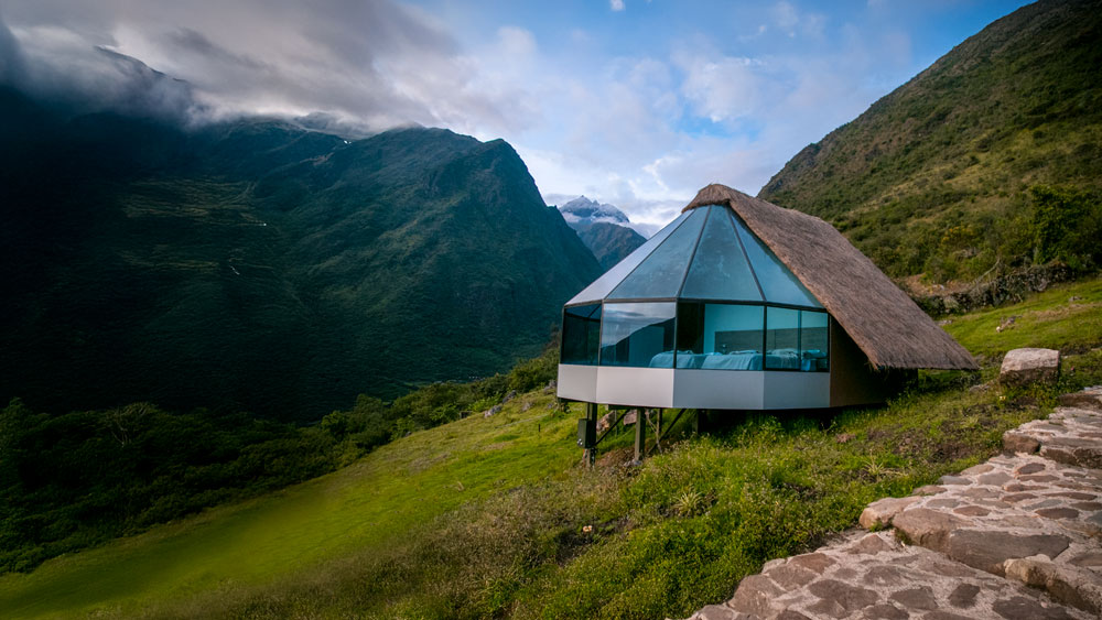 Mountain Sky View Glamping in Collpapampa, Peru during the Salkantay Trek to Machu Picchu