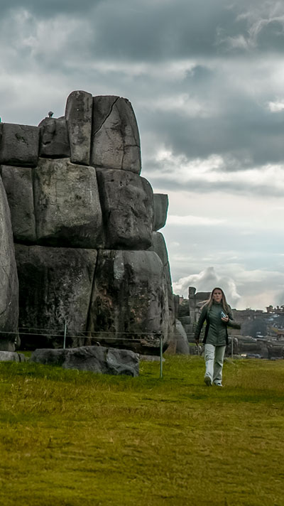 Sacsayhuaman Archaeological Inca Complex in Cusco