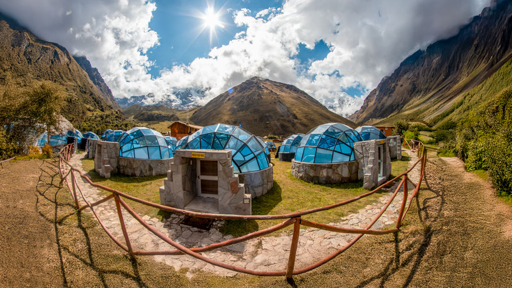 Short Salkantay Trek, SKY CAMP best campsite in Soraypampa.