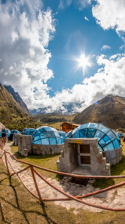 Short Salkantay Trek, SKY CAMP best campsite in Soraypampa.