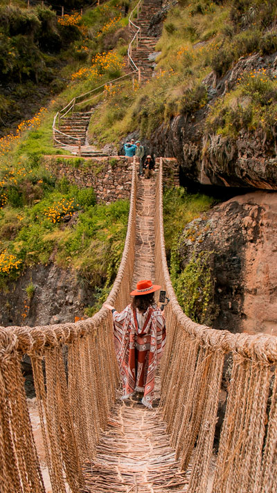 Visit the Qeswachaka Bridge